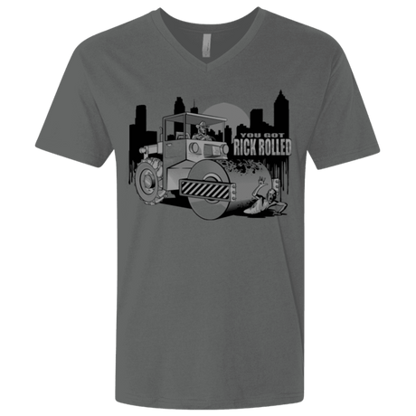 T-Shirts Heavy Metal / X-Small Rick Rolled Men's Premium V-Neck