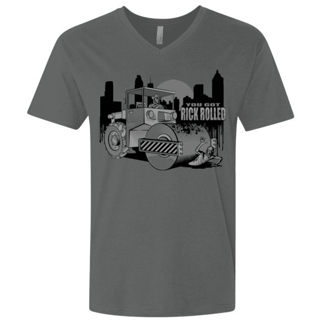 T-Shirts Heavy Metal / X-Small Rick Rolled Men's Premium V-Neck