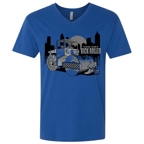 T-Shirts Royal / X-Small Rick Rolled Men's Premium V-Neck