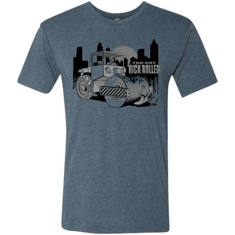 T-Shirts Indigo / Small Rick Rolled Men's Triblend T-Shirt