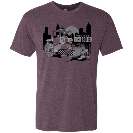 T-Shirts Vintage Purple / Small Rick Rolled Men's Triblend T-Shirt