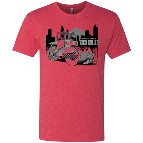 T-Shirts Vintage Red / Small Rick Rolled Men's Triblend T-Shirt