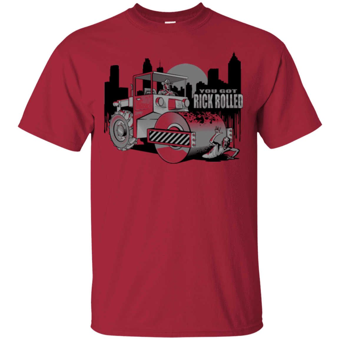T-Shirts Cardinal / Small Rick Rolled T-Shirt