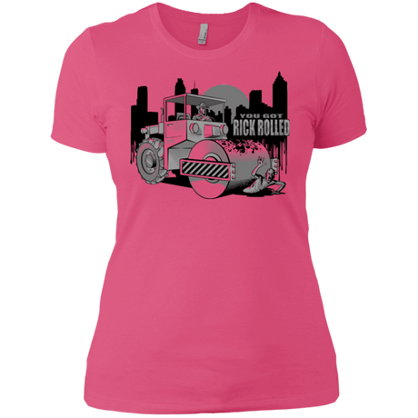 T-Shirts Hot Pink / X-Small Rick Rolled Women's Premium T-Shirt