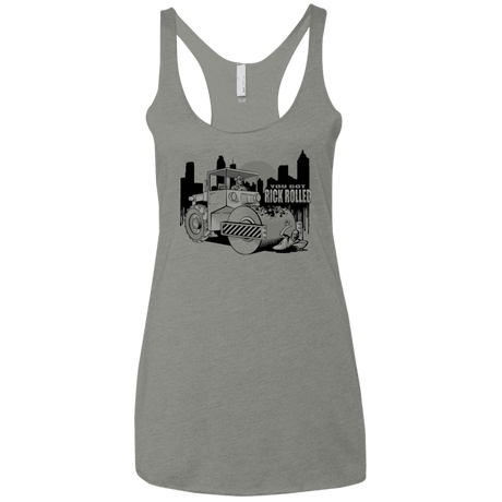 T-Shirts Venetian Grey / X-Small Rick Rolled Women's Triblend Racerback Tank
