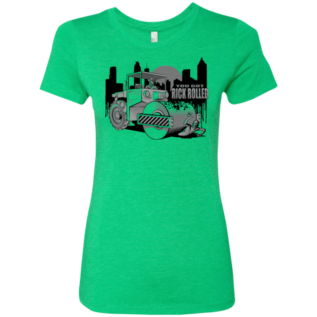 T-Shirts Envy / Small Rick Rolled Women's Triblend T-Shirt