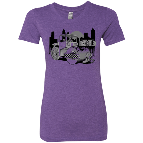 T-Shirts Purple Rush / Small Rick Rolled Women's Triblend T-Shirt