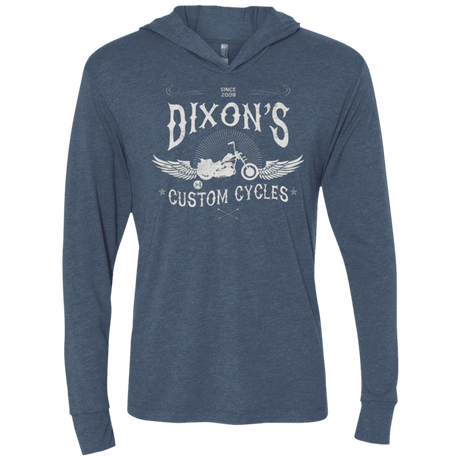 T-Shirts Indigo / X-Small Ride Redneck Ride Triblend Long Sleeve Hoodie Tee