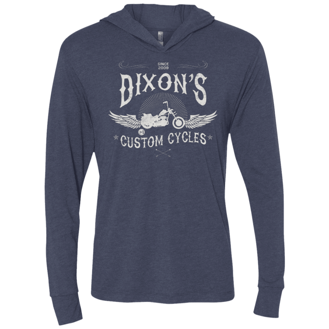 T-Shirts Vintage Navy / X-Small Ride Redneck Ride Triblend Long Sleeve Hoodie Tee