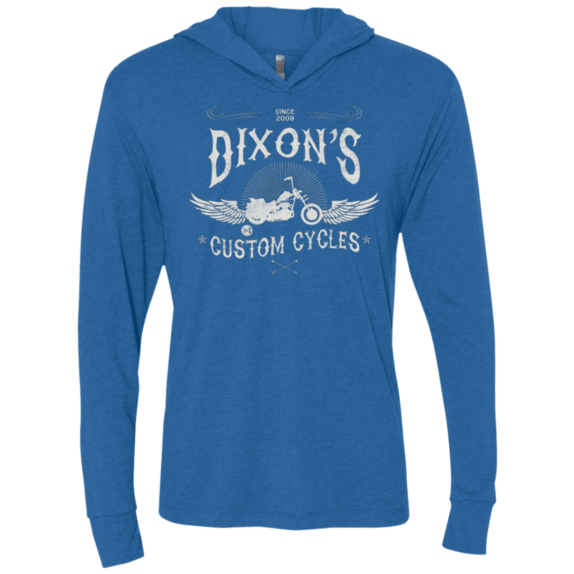 T-Shirts Vintage Royal / X-Small Ride Redneck Ride Triblend Long Sleeve Hoodie Tee