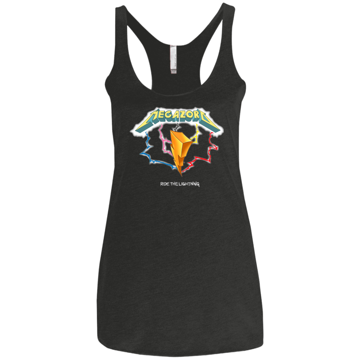 T-Shirts Vintage Black / X-Small Ride the Lightning Women's Triblend Racerback Tank