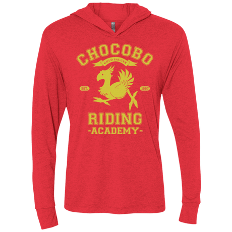 T-Shirts Vintage Red / X-Small Riding Academy Triblend Long Sleeve Hoodie Tee