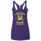 T-Shirts Purple / X-Small Riding Academy Women's Triblend Racerback Tank