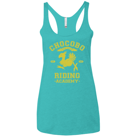 T-Shirts Tahiti Blue / X-Small Riding Academy Women's Triblend Racerback Tank