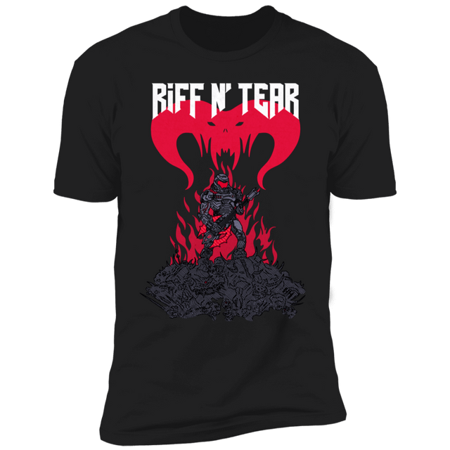 T-Shirts Black / X-Small Riff N' Tear Men's Premium T-Shirt