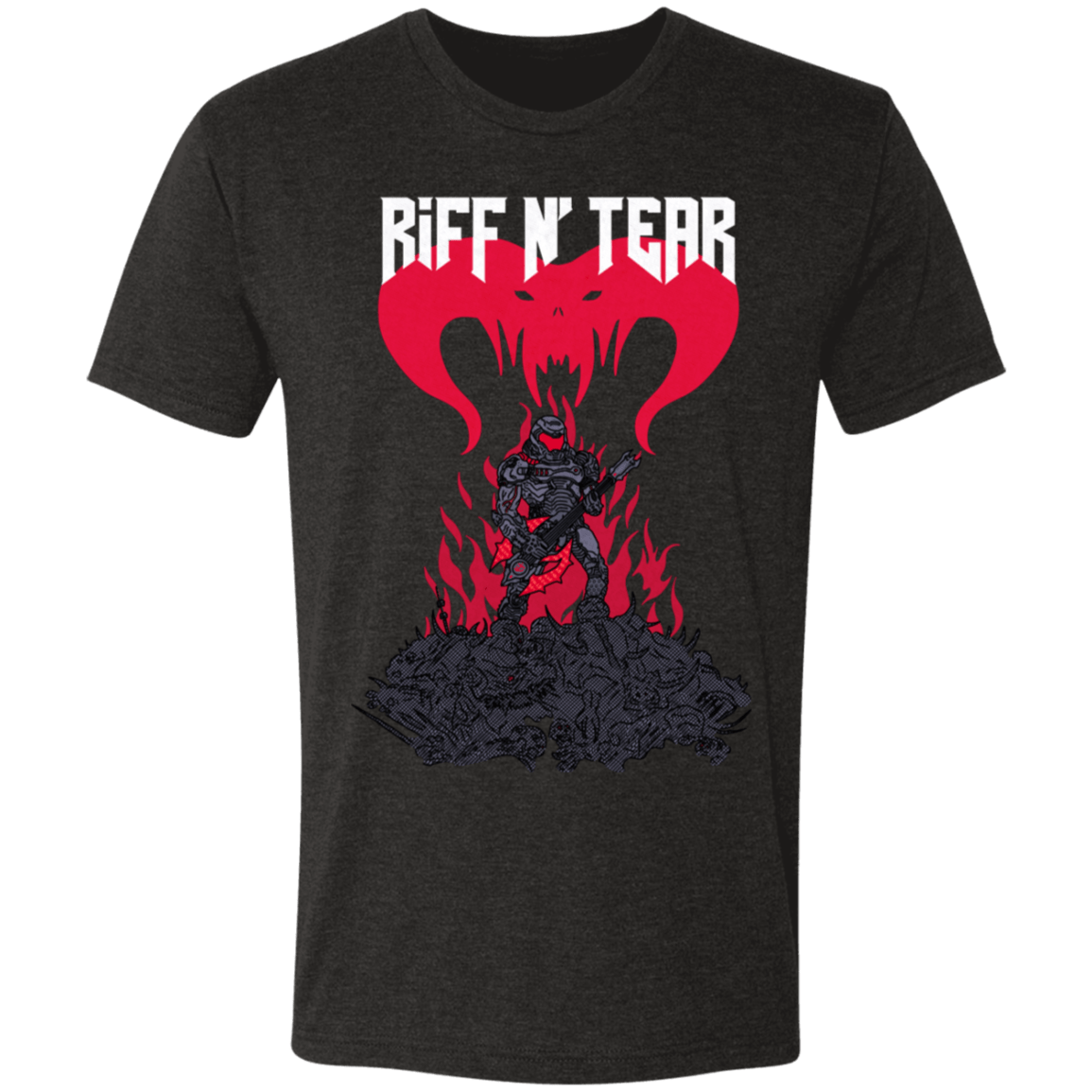 T-Shirts Vintage Black / S Riff N' Tear Men's Triblend T-Shirt