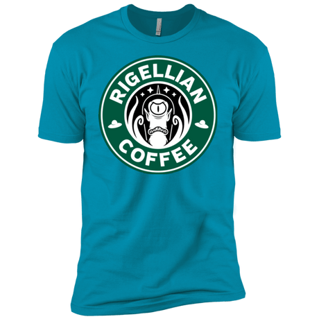 T-Shirts Turquoise / YXS Rigellian Coffee Boys Premium T-Shirt