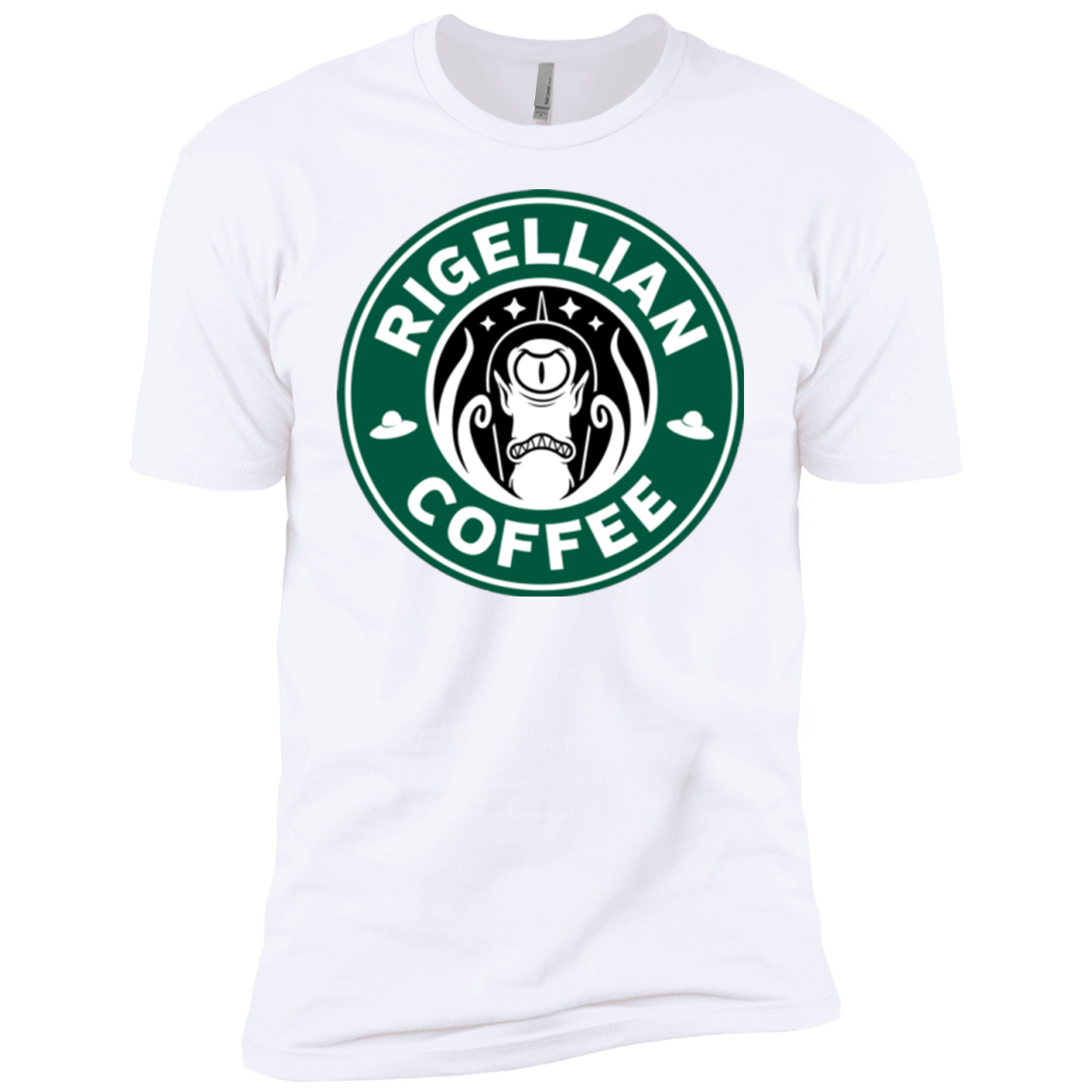 T-Shirts White / YXS Rigellian Coffee Boys Premium T-Shirt