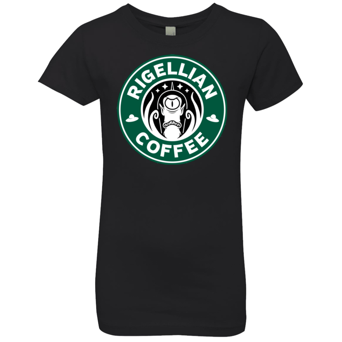 T-Shirts Black / YXS Rigellian Coffee Girls Premium T-Shirt
