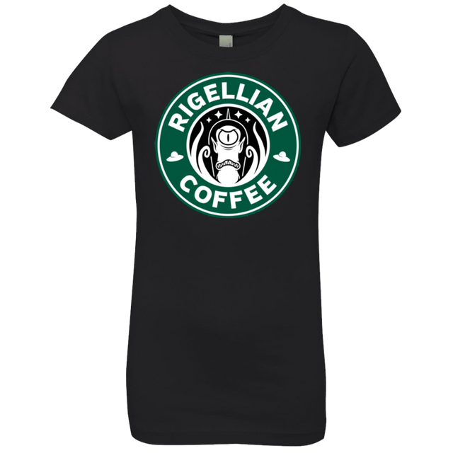 T-Shirts Black / YXS Rigellian Coffee Girls Premium T-Shirt