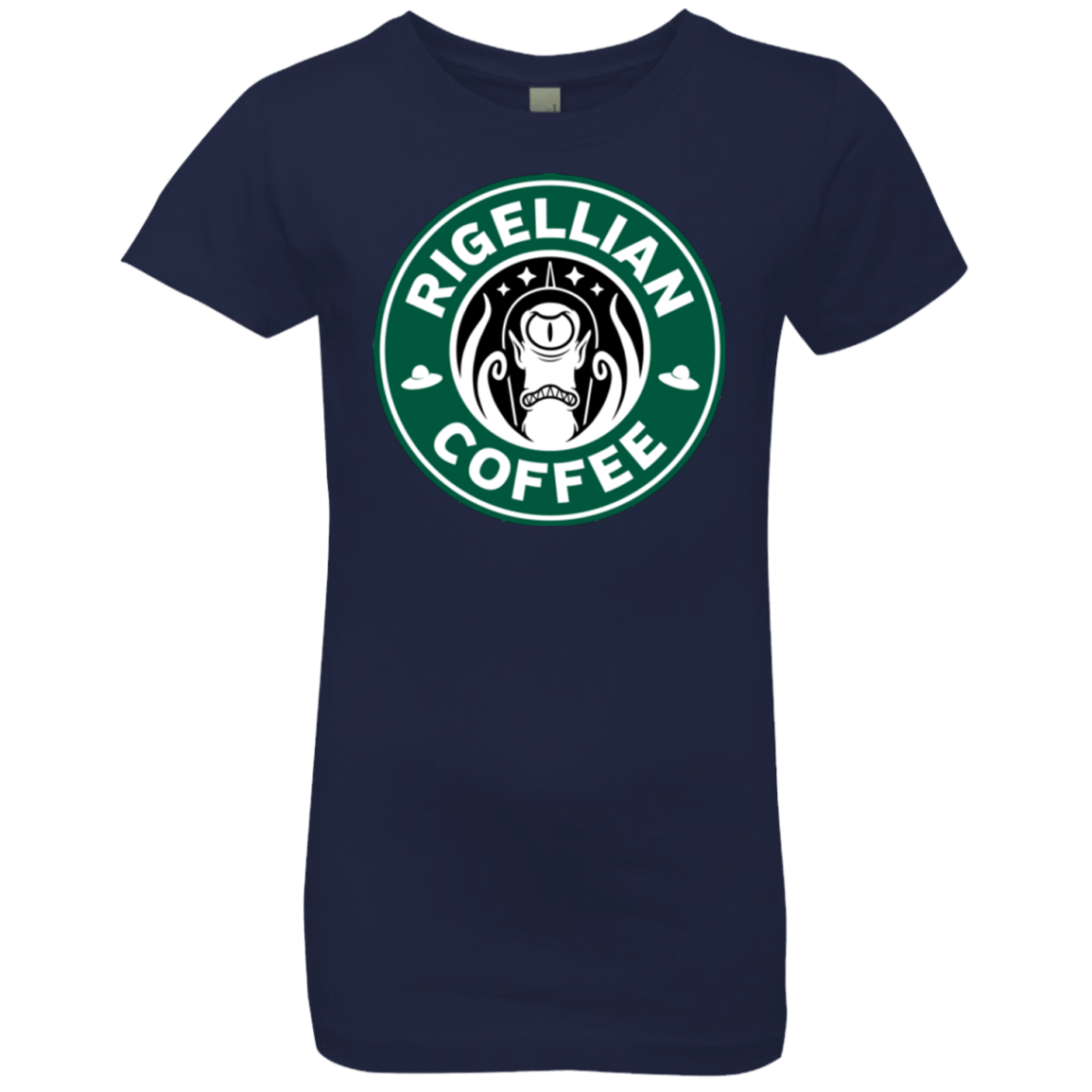 T-Shirts Midnight Navy / YXS Rigellian Coffee Girls Premium T-Shirt