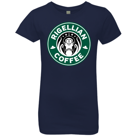 T-Shirts Midnight Navy / YXS Rigellian Coffee Girls Premium T-Shirt