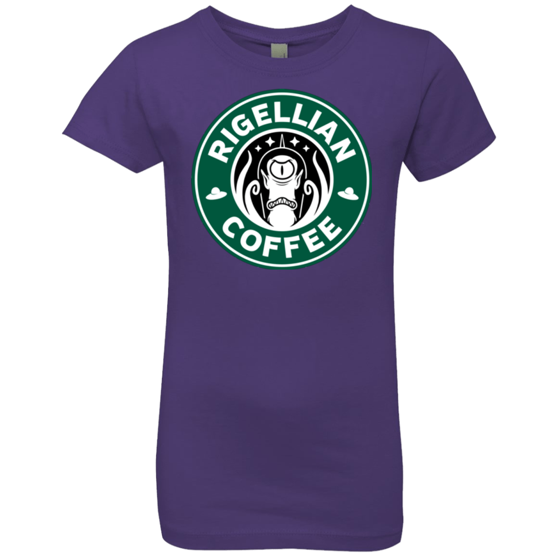T-Shirts Purple Rush / YXS Rigellian Coffee Girls Premium T-Shirt