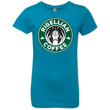 T-Shirts Turquoise / YXS Rigellian Coffee Girls Premium T-Shirt