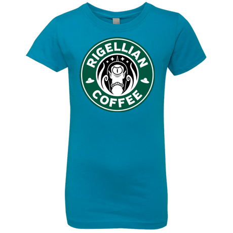 T-Shirts Turquoise / YXS Rigellian Coffee Girls Premium T-Shirt