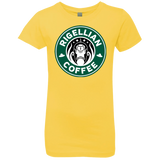 T-Shirts Vibrant Yellow / YXS Rigellian Coffee Girls Premium T-Shirt