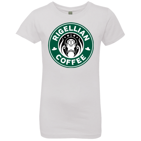 T-Shirts White / YXS Rigellian Coffee Girls Premium T-Shirt