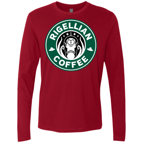 T-Shirts Cardinal / Small Rigellian Coffee Men's Premium Long Sleeve