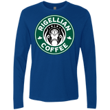T-Shirts Royal / Small Rigellian Coffee Men's Premium Long Sleeve