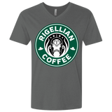 T-Shirts Heavy Metal / X-Small Rigellian Coffee Men's Premium V-Neck