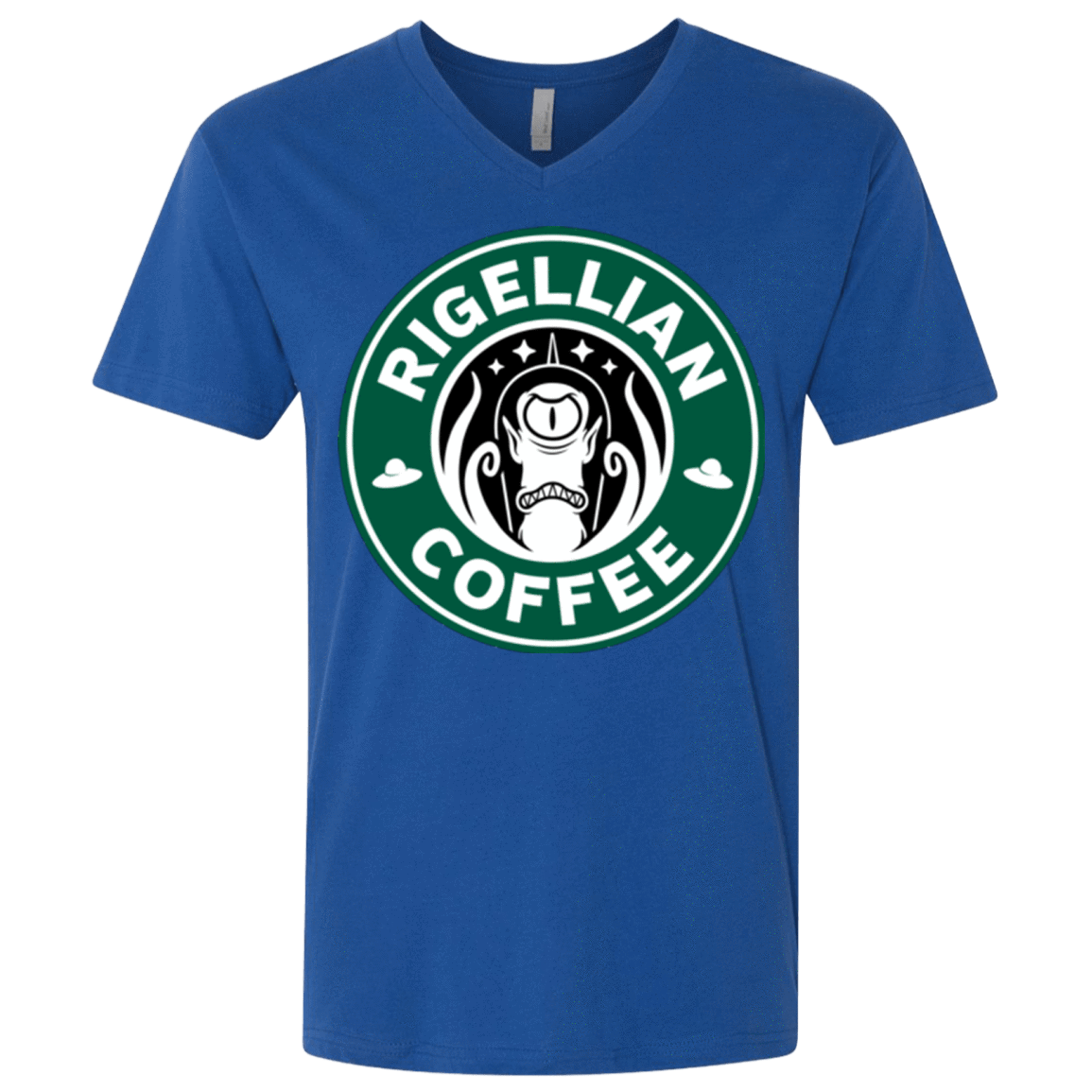 T-Shirts Royal / X-Small Rigellian Coffee Men's Premium V-Neck