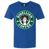 T-Shirts Royal / X-Small Rigellian Coffee Men's Premium V-Neck