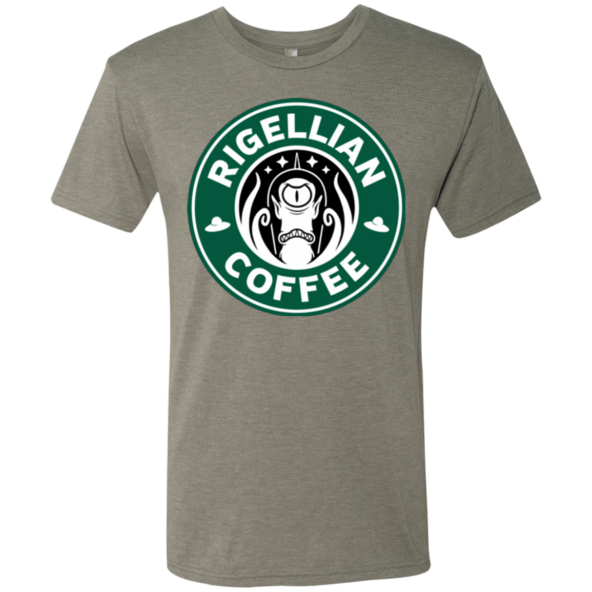 T-Shirts Venetian Grey / Small Rigellian Coffee Men's Triblend T-Shirt