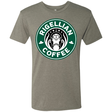 T-Shirts Venetian Grey / Small Rigellian Coffee Men's Triblend T-Shirt