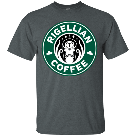 T-Shirts Dark Heather / Small Rigellian Coffee T-Shirt