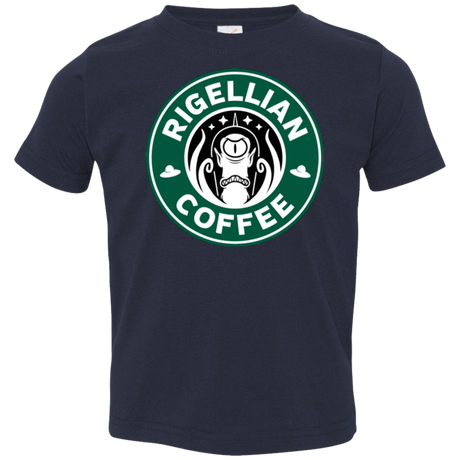 T-Shirts Navy / 2T Rigellian Coffee Toddler Premium T-Shirt