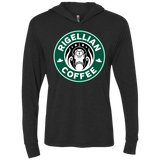 T-Shirts Vintage Black / X-Small Rigellian Coffee Triblend Long Sleeve Hoodie Tee