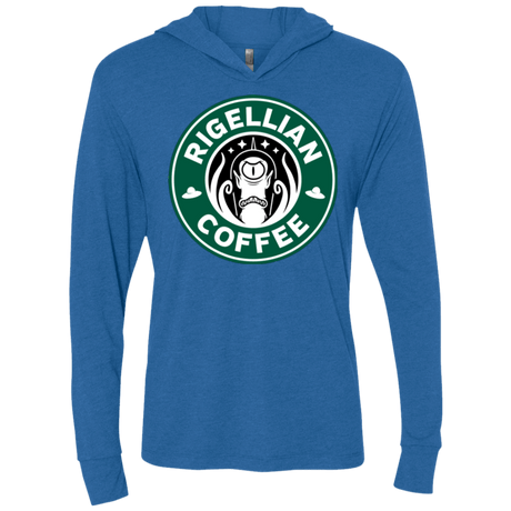 T-Shirts Vintage Royal / X-Small Rigellian Coffee Triblend Long Sleeve Hoodie Tee
