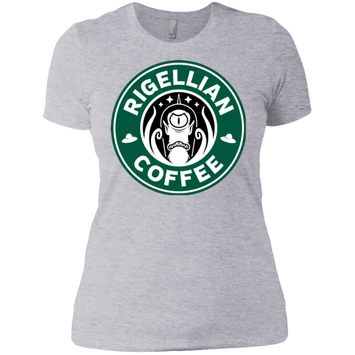 T-Shirts Heather Grey / X-Small Rigellian Coffee Women's Premium T-Shirt