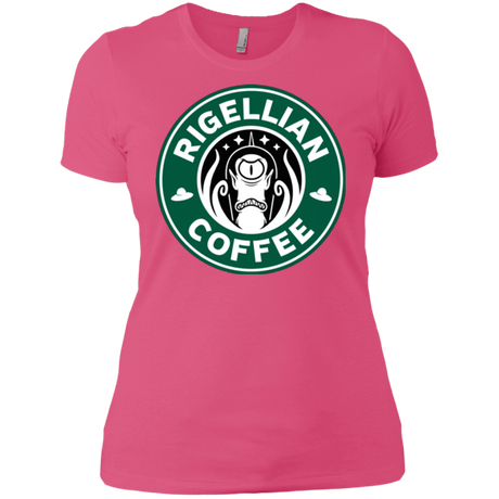 T-Shirts Hot Pink / X-Small Rigellian Coffee Women's Premium T-Shirt