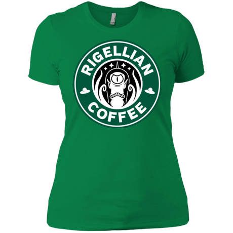 T-Shirts Kelly Green / X-Small Rigellian Coffee Women's Premium T-Shirt