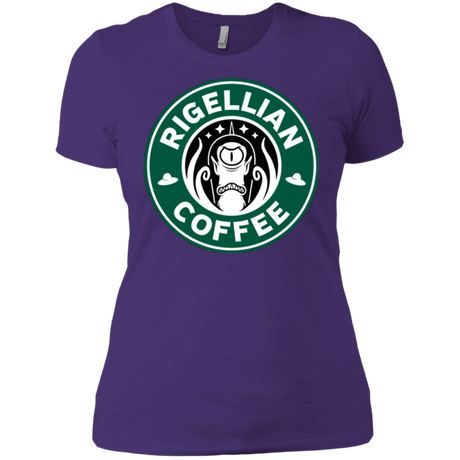 T-Shirts Purple / X-Small Rigellian Coffee Women's Premium T-Shirt
