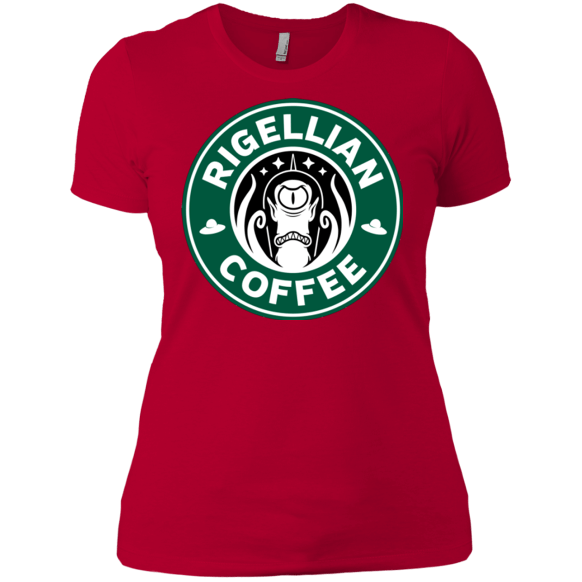 T-Shirts Red / X-Small Rigellian Coffee Women's Premium T-Shirt