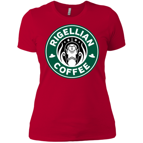 T-Shirts Red / X-Small Rigellian Coffee Women's Premium T-Shirt