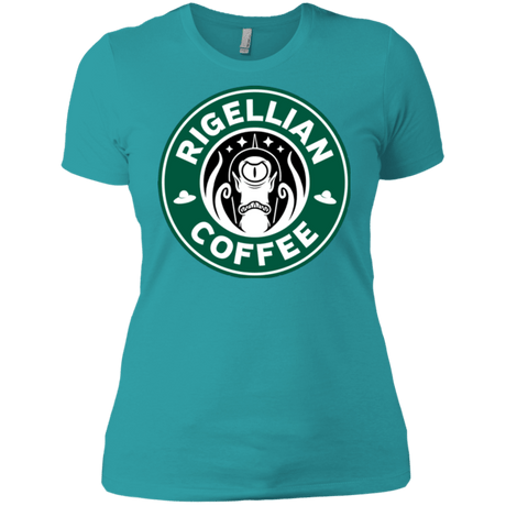 T-Shirts Tahiti Blue / X-Small Rigellian Coffee Women's Premium T-Shirt