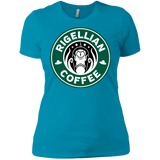 T-Shirts Turquoise / X-Small Rigellian Coffee Women's Premium T-Shirt